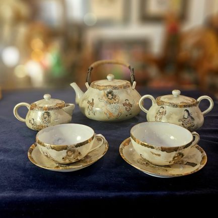 🌸 KAWAMOTO MASUKICHI'S SETO TEA SERVICE 🍵✨