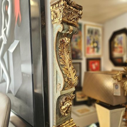 🏡🎭 PAIR OF GILDED WOOD CARVINGS ✨🎟️✨