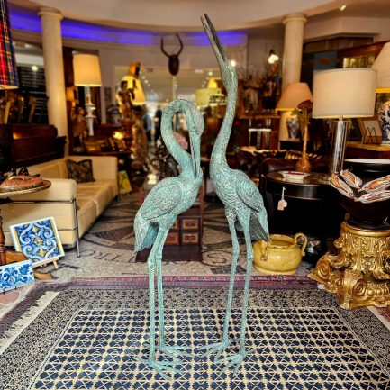 🪶✨ PATINATED BRONZE STORKS ✨🪶