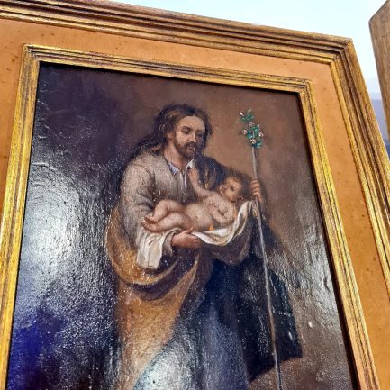 🖼️ SAINT JOSEPH AND THE CHILD: A SACRED ART MASTERPIECE 🖼️