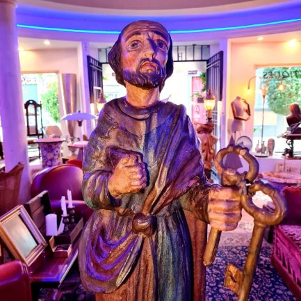 🖼️ SAINT PETER: A 19TH-CENTURY GERMAN SCULPTURE 🖼️