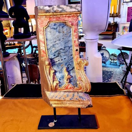 ✨ 17TH/18TH-CENTURY POLYCHROME & GILDED WOOD CARVING ✨