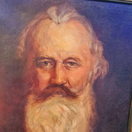 🎨 PORTRAIT OF BRAHMS – OIL ON CANVAS 🎨