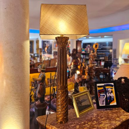 🔥✨ LIGHT, ART, AND HISTORY – LAMPS MADE FROM 18TH-CENTURY SPIRAL COLUMNS 🏛️💡