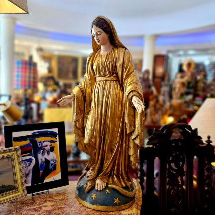 🌟🙏 FRENCH SCULPTURE OF OUR LADY – 19TH CENTURY 🙏🌟