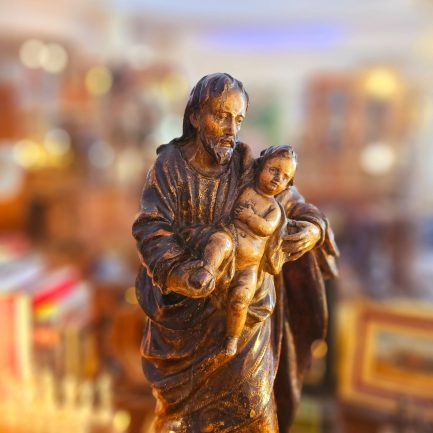 🙏 SAINT JOSEPH 18TH CENTURY – DEVOTION SCULPTED IN WOOD WITH LOVE AND FAITH