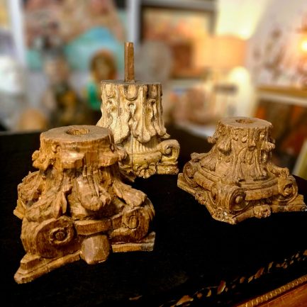 CARVED WOODEN CAPITALS – FRAGMENTS OF GRANDEUR MADE ETERNAL 🌿✨