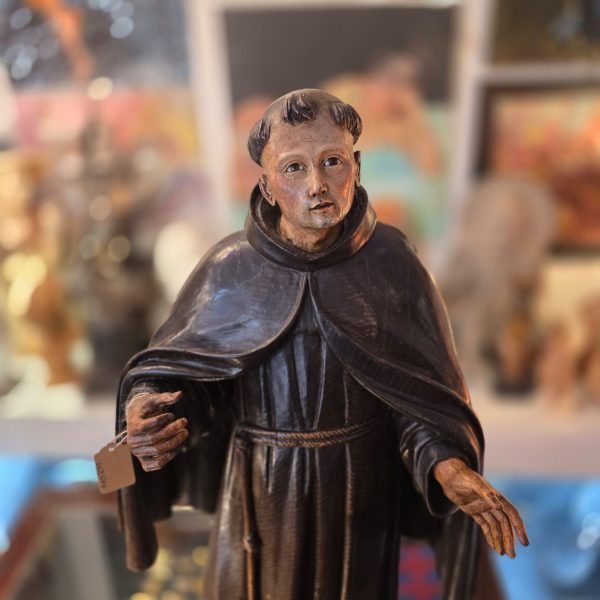 SAINT ANTHONY IN WOOD — 79 CM 🙏✨ - Image 3