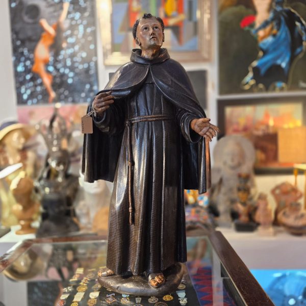 SAINT ANTHONY IN WOOD — 79 CM 🙏✨ - Image 5
