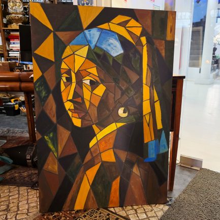 GIRL WITH A PEARL EARRING – CUBIST VISION 🎨💛