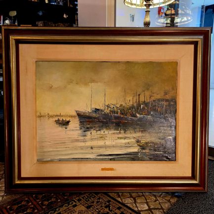 PORT IN THE MIST — THE GREAT MACHINE AND THE SMALL BOAT ⚓️🌫️