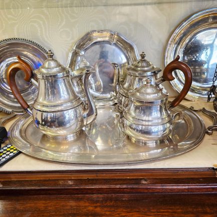 PORTUGUESE SILVER TEA SERVICE