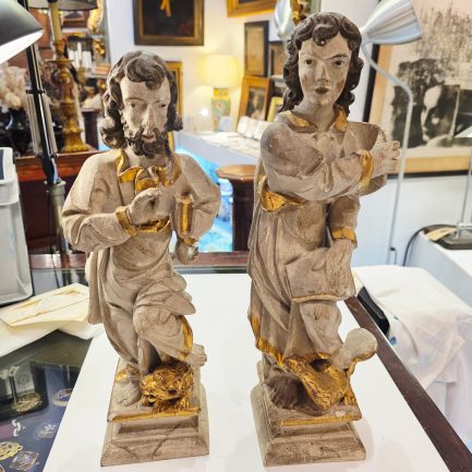 SAINT JOHN THE EVANGELIST AND SAINT MARK — TWO GUARDIANS OF WOOD AND GOLD