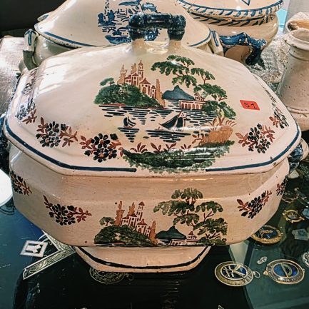 19TH-CENTURY PORTUGUESE TUREEN — FAIENCE WITH POPULAR CHARM