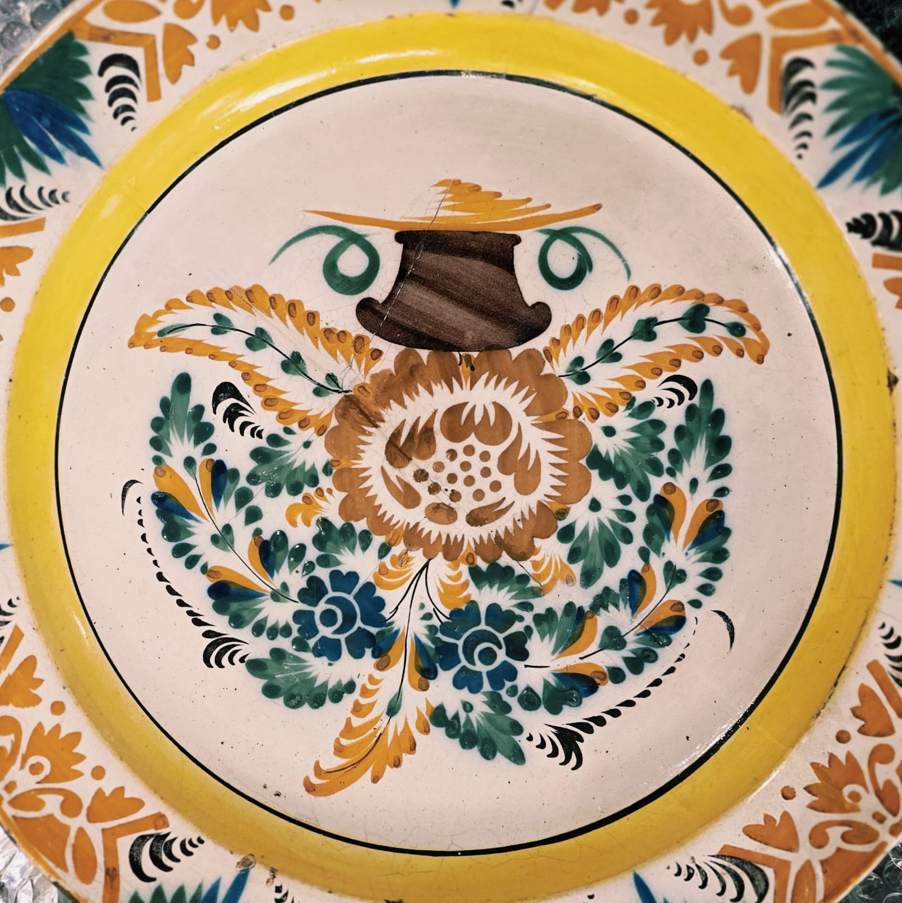 PORTUGUESE POPULAR FAIENCE PLATE β COLOUR, SOUL AND TRADITION πΏπ - Image 2